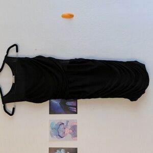 Soprano Black Stretchy Cocktail Dress